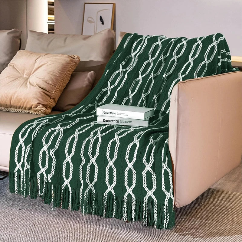 Couverture en Tricot pour Adulte