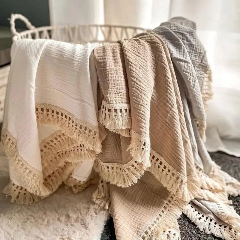 Couverture Bebe en Coton