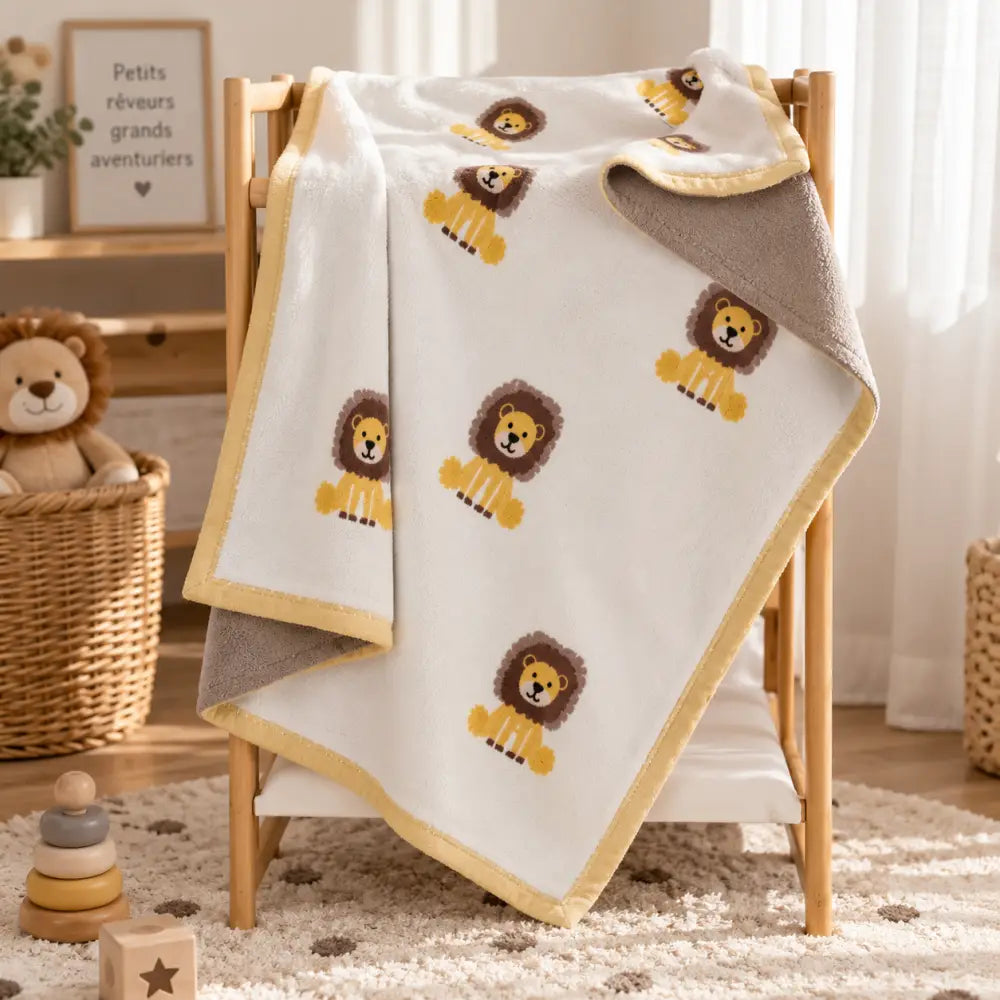 Couverture Bebe Lion