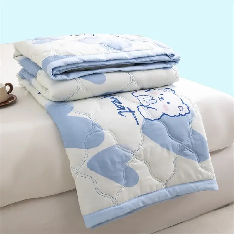 Couverture Ete Enfant - Bleu Clair / 150x200cm