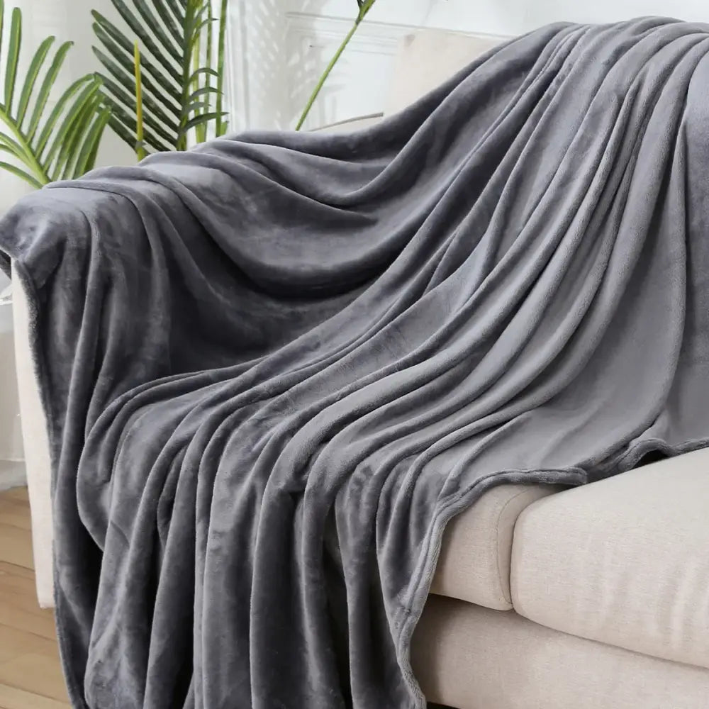 Couverture Plaid Canapé - Gris / 70x100cm