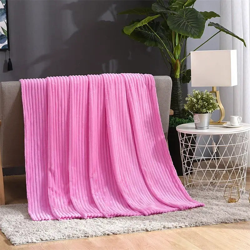 Couverture Rose Fushia