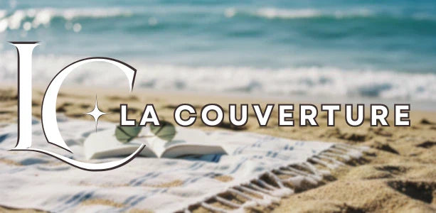 couverture plage sable mer vagues été lunettes soleil