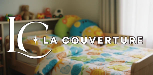 couverture enfant lit coloré chambre jouets lumière naturelle