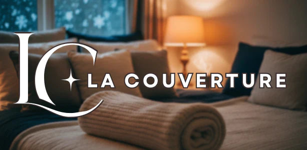 couverture hiver lit douillet neige fenêtre lampe chevet lumière chaude