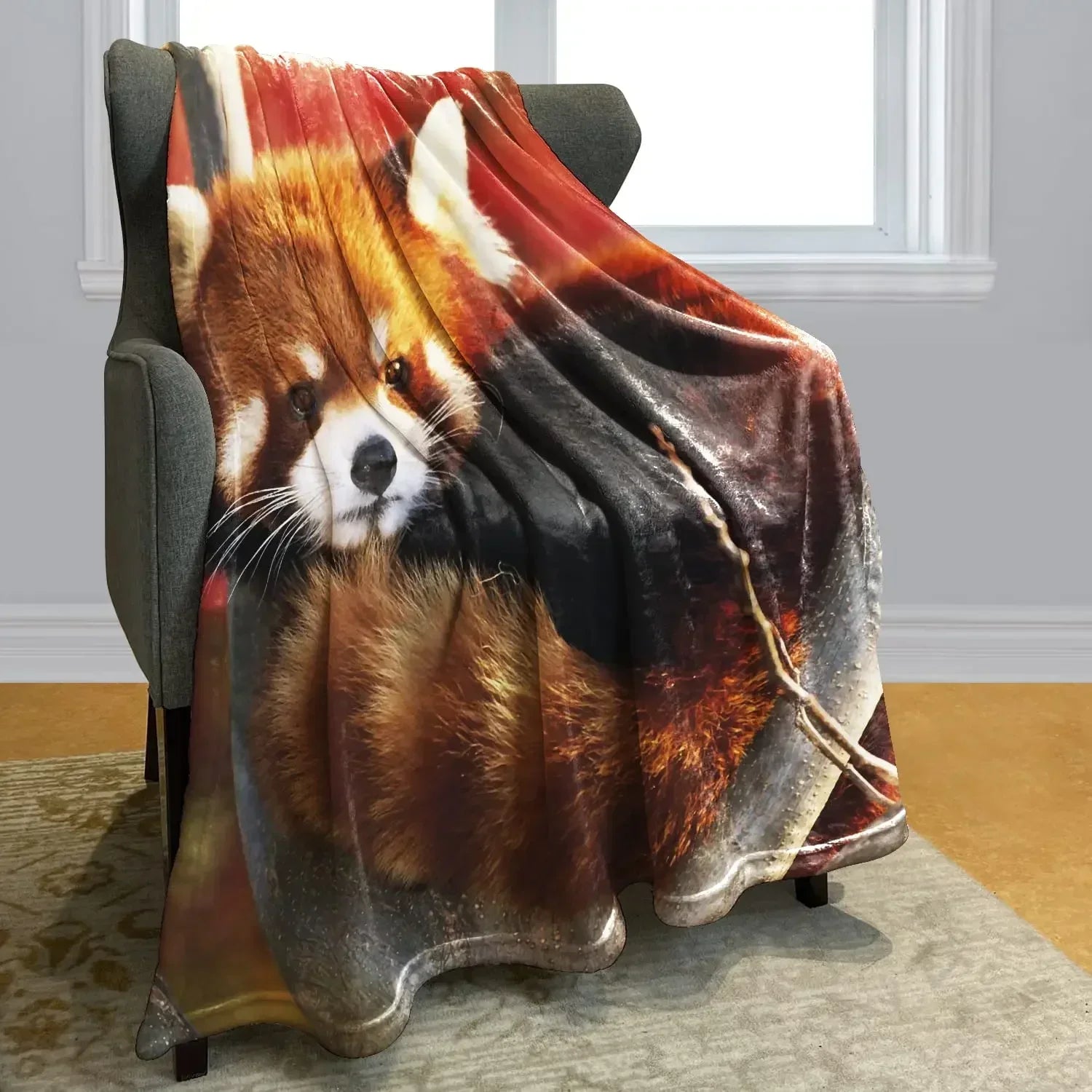 Couverture Panda Roux - 75X95CM
