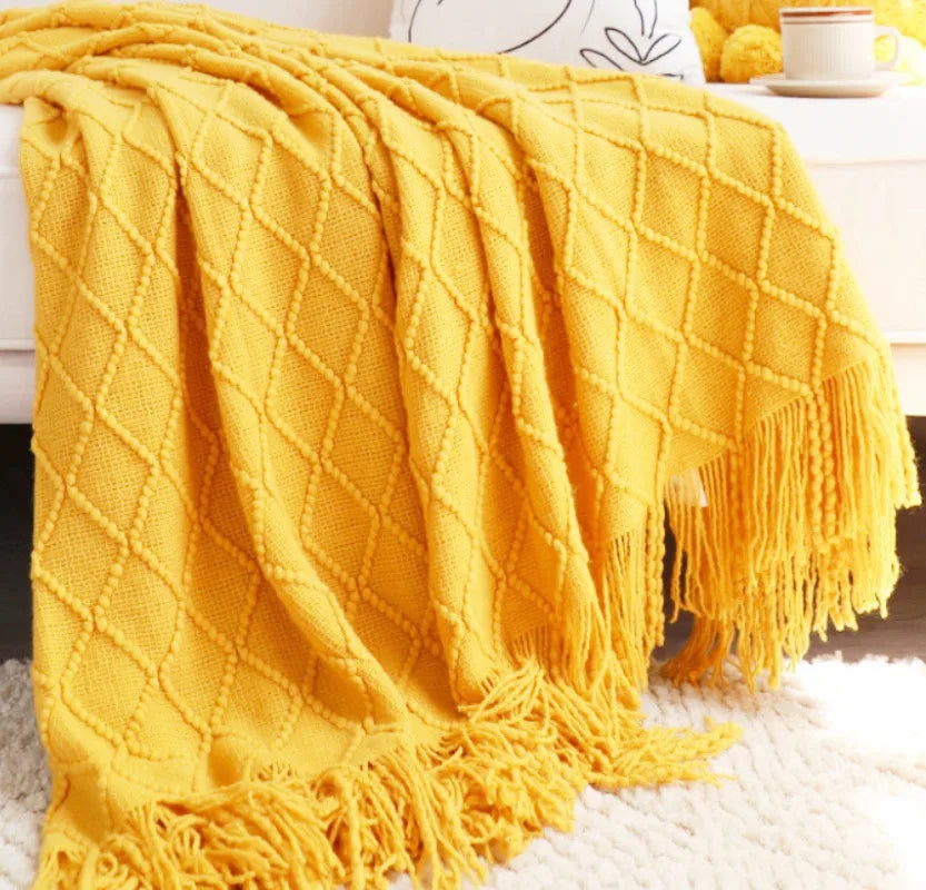 Couverture Jaune Moutarde