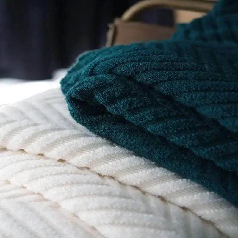 Couverture Adulte Tricot