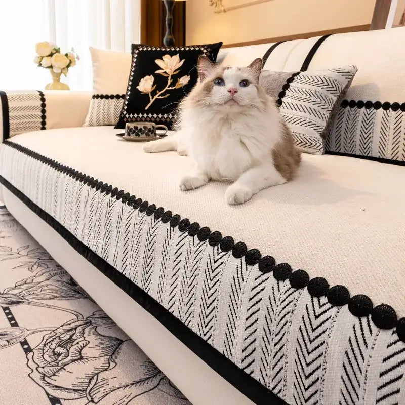 Couverture Antidérapante Canapé - Beige / 70*70cm