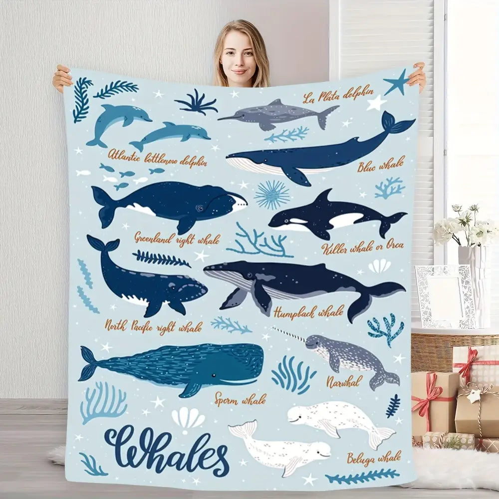 Couverture Baleine - 75x100cm