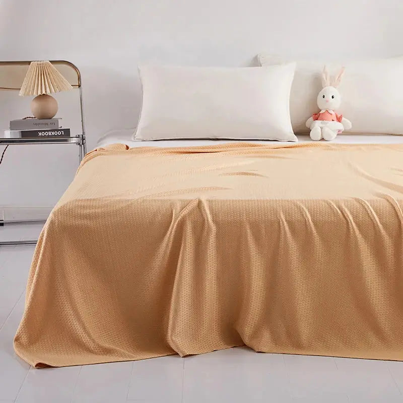 Couverture bambou - Orange / 90x100cm