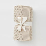 Couverture bébé beige