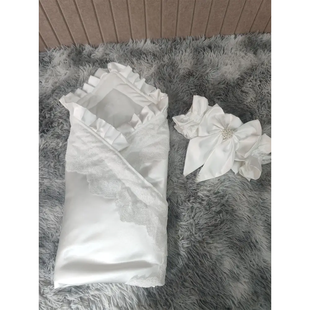 Couverture Bebe Blanc