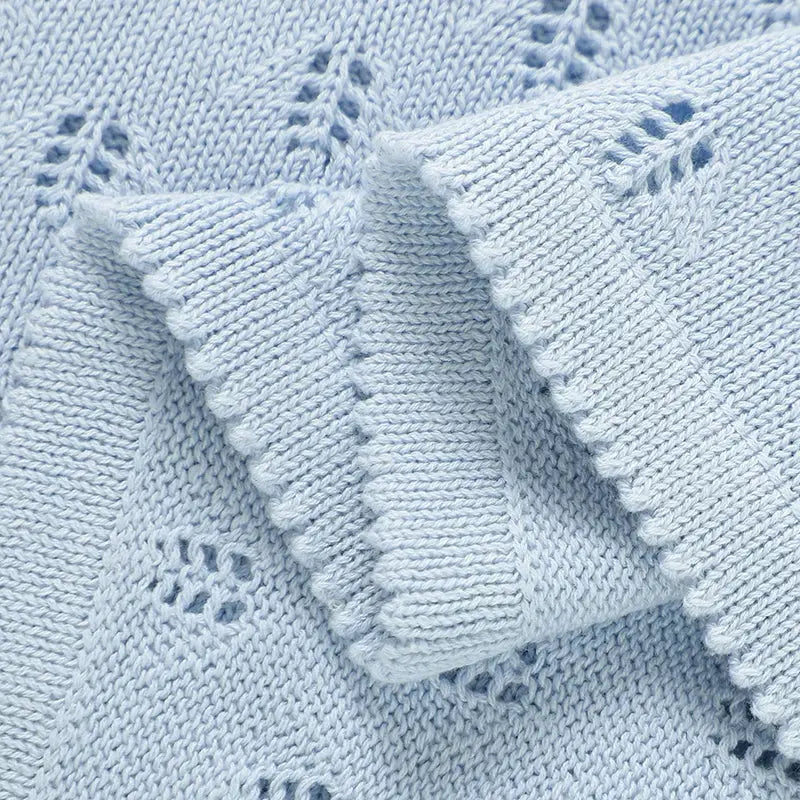 Couverture Bebe Bleu Ciel
