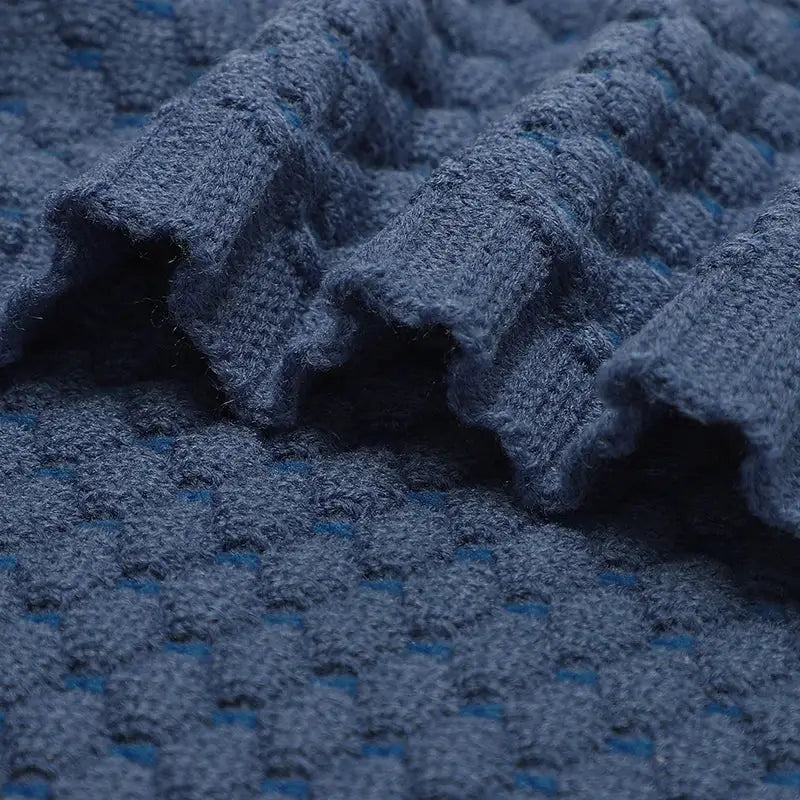 Couverture Bebe Bleu Marine