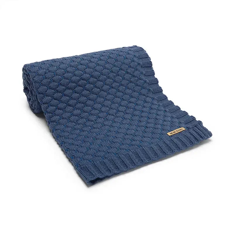 Couverture Bebe Bleu Marine