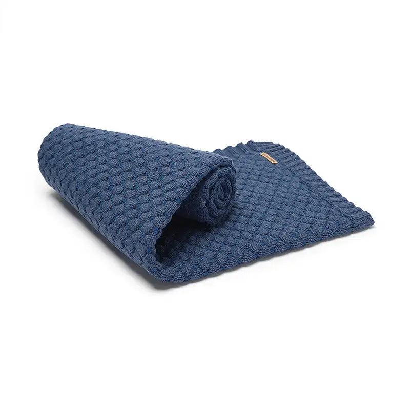 Couverture Bebe Bleu Marine