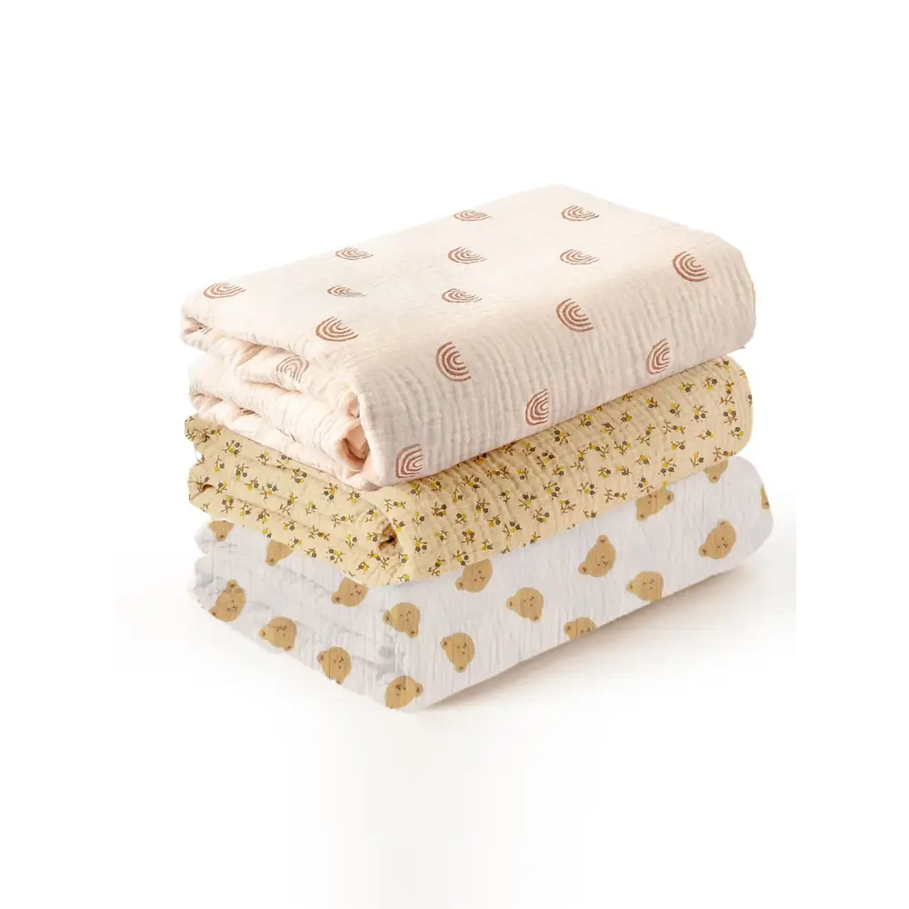 Couverture Bebe Coton - Beige / 65x80cm
