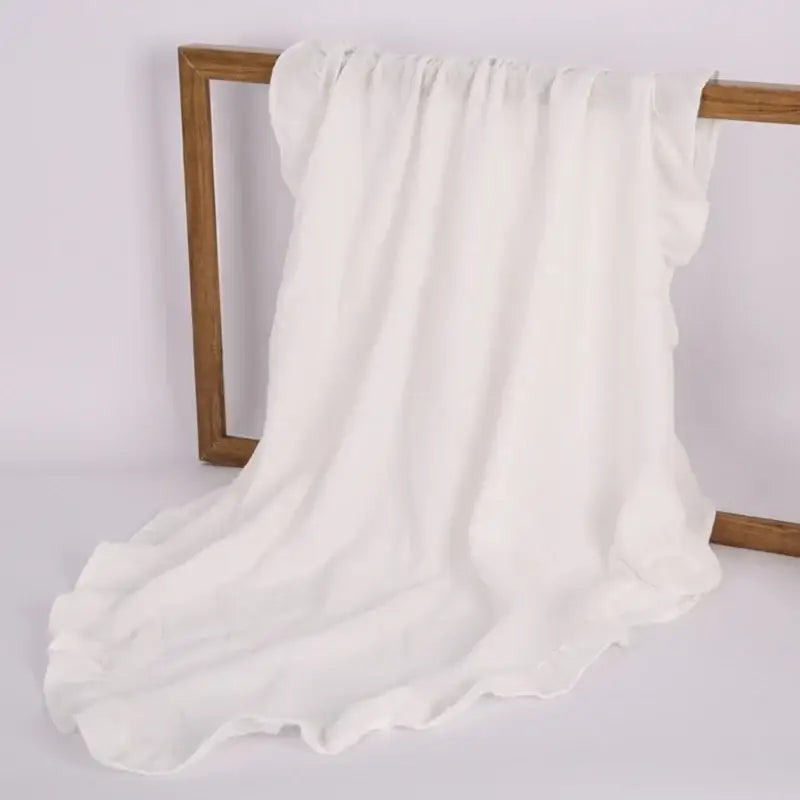Couverture Bebe Coton Bio - Blanc