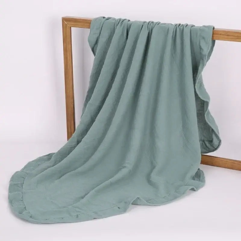 Couverture Bebe Coton Bio - Bleu