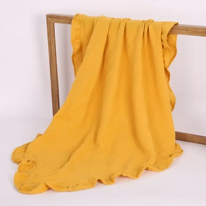 Couverture Bebe Coton Bio - Jaune