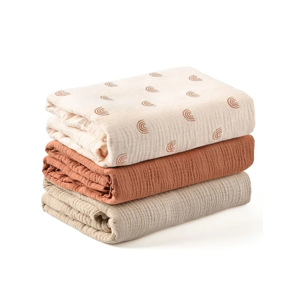 Couverture Bebe Coton - Brun / 65x80cm