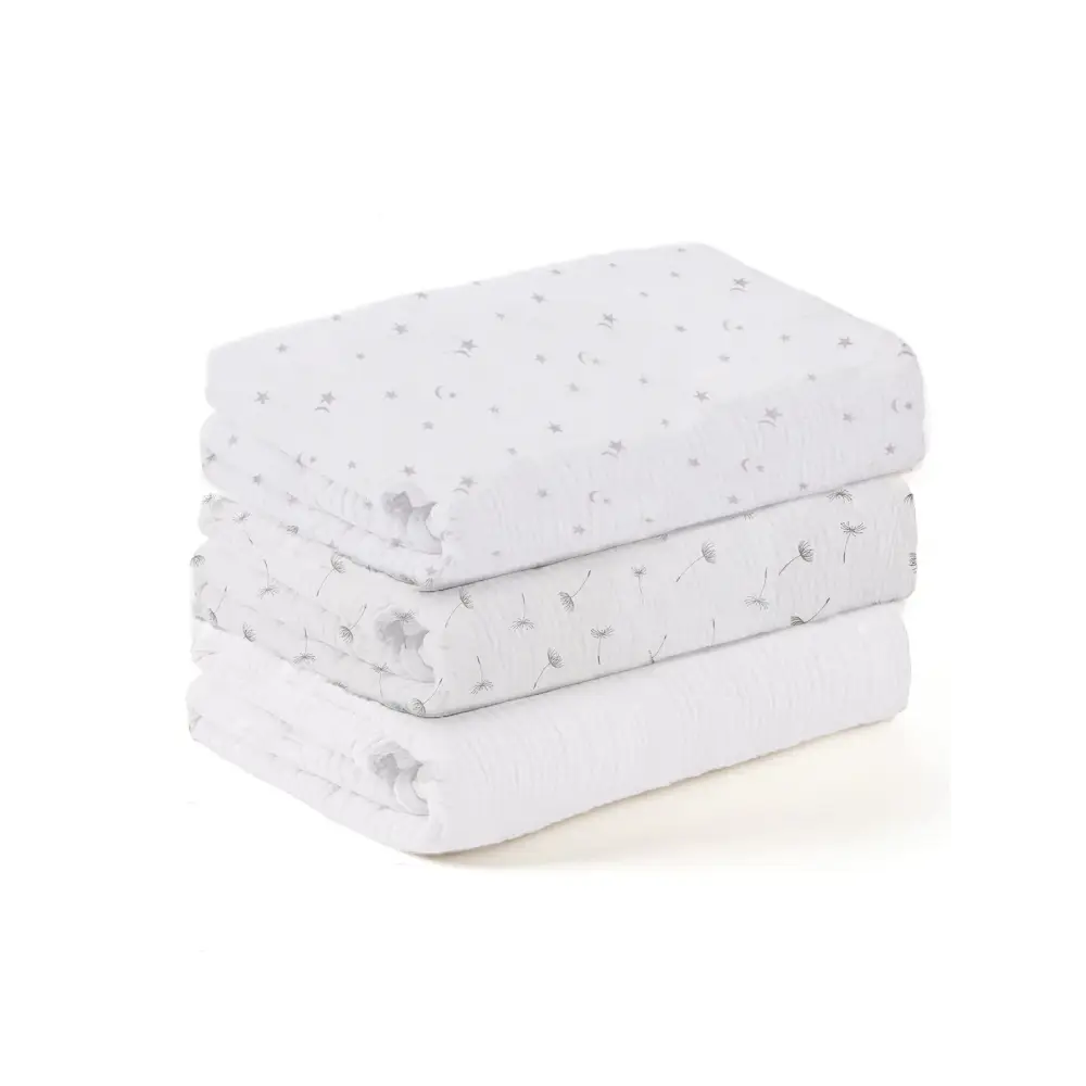 Couverture Bebe Coton - Gris / 65x80cm
