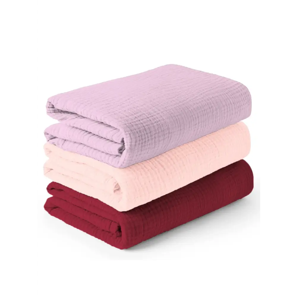 Couverture Bebe Coton - Rose / 65x80cm