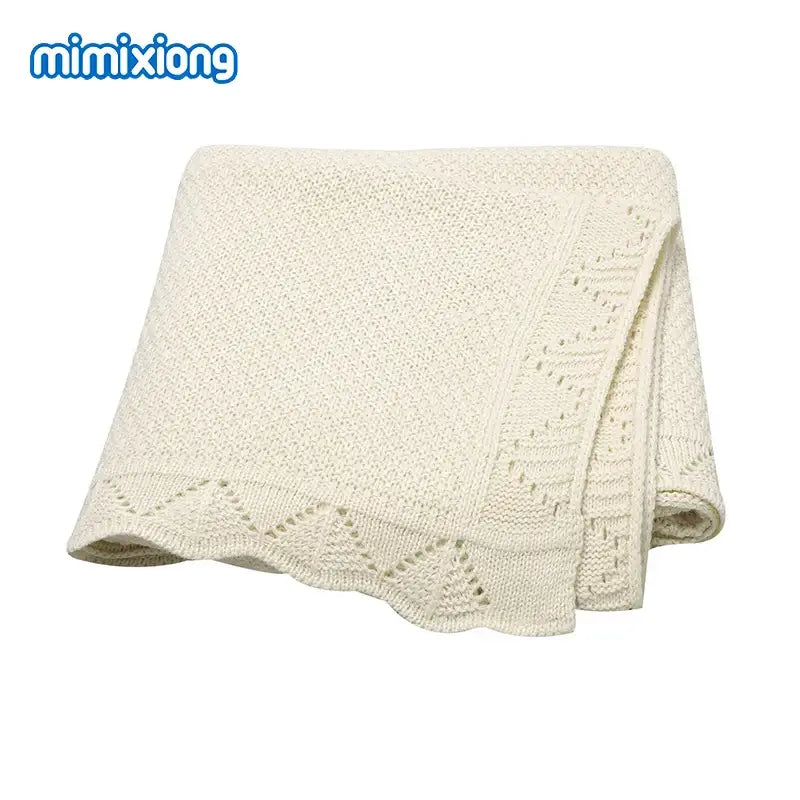 Couverture Bebe Crochet - Beige