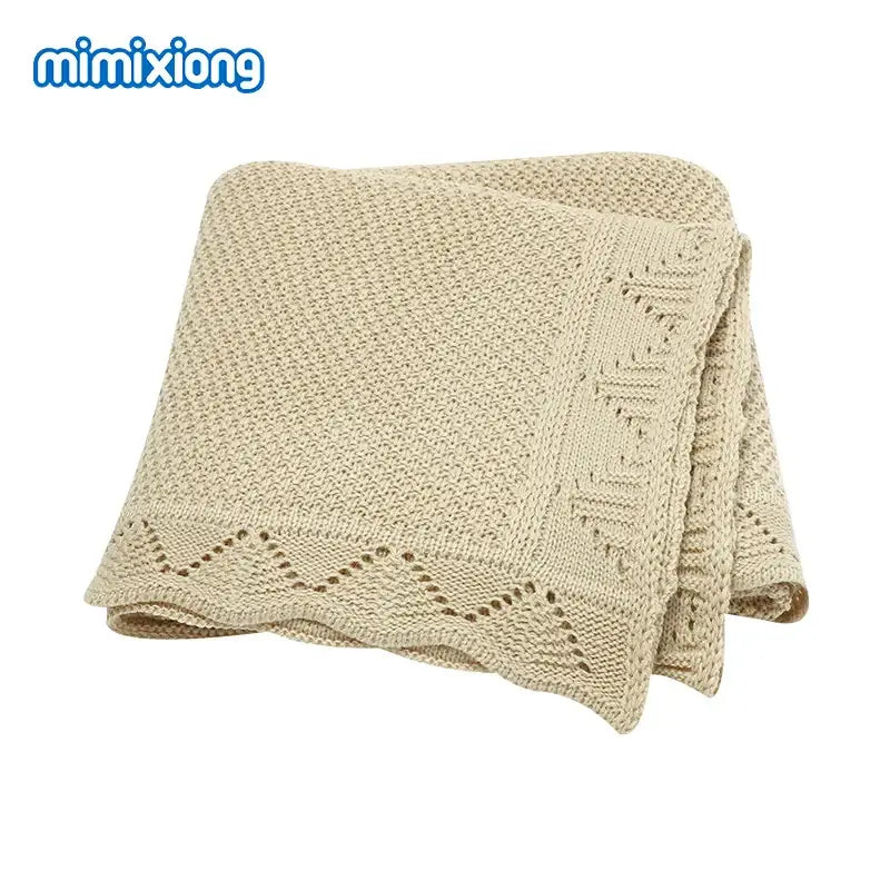Couverture Bebe Crochet - Jaune