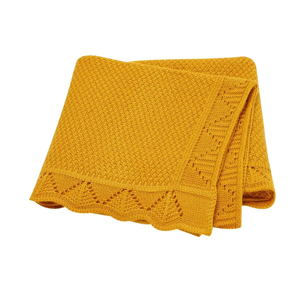 Couverture Bébé Crochet Moderne - Orange