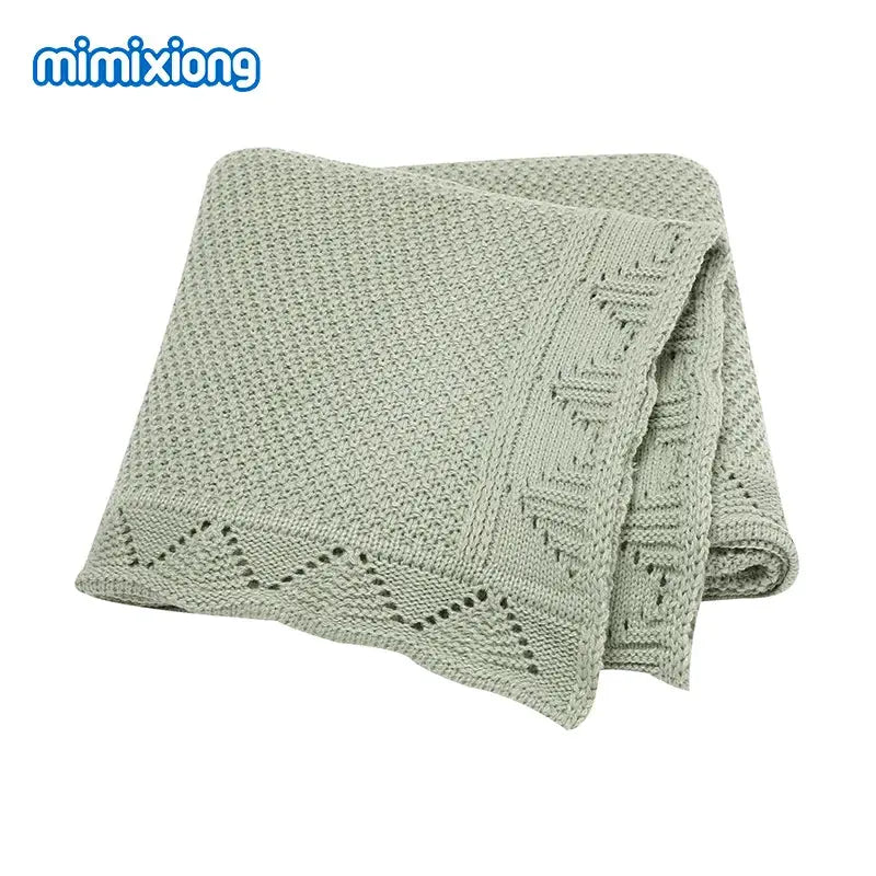 Couverture Bebe Crochet - Vert