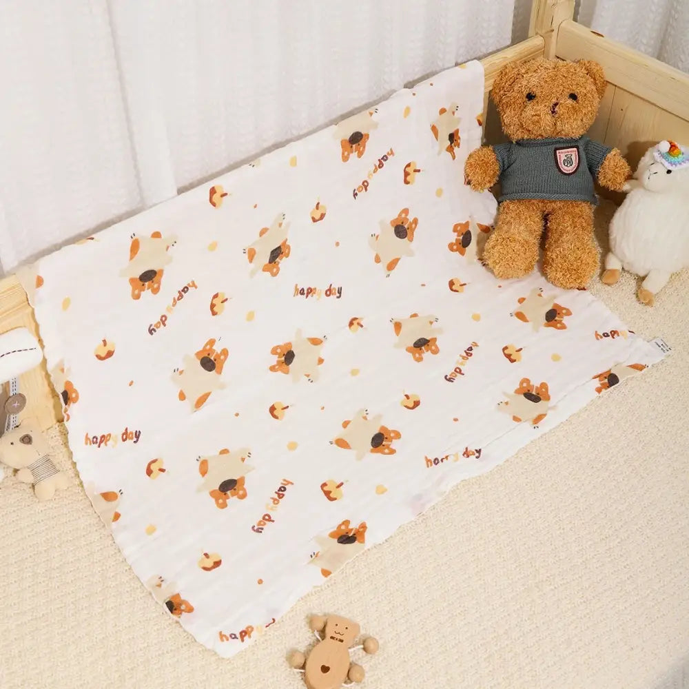 Couverture Bébé Douce - Beige
