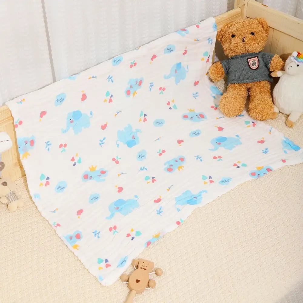 Couverture Bébé Douce - Bleu Clair