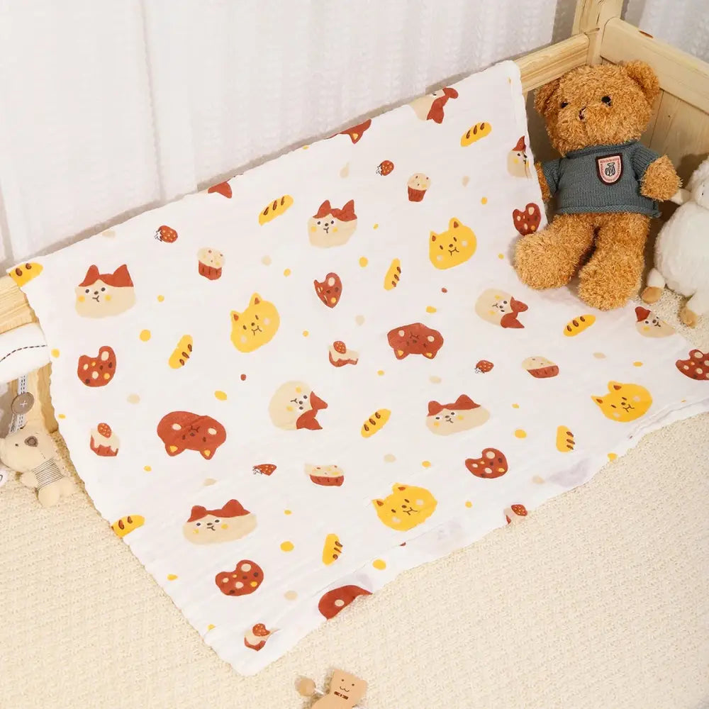 Couverture Bébé Douce - Brun
