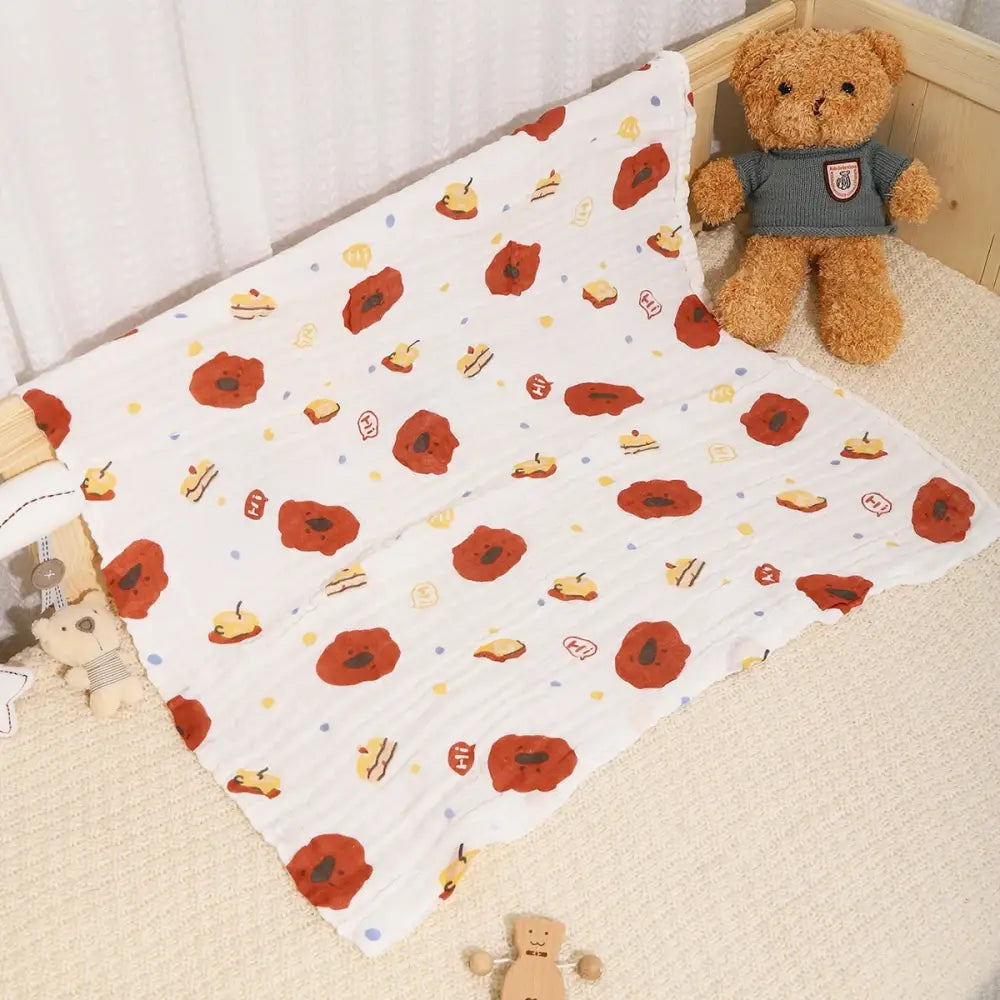 Couverture Bébé Douce - Rouge