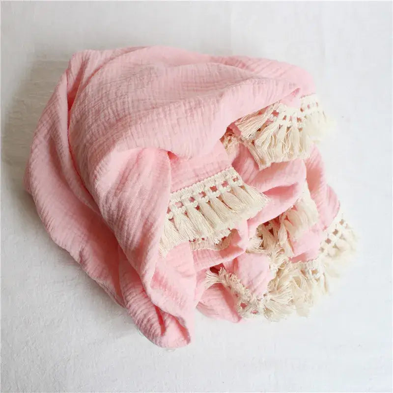 Couverture Bebe en Coton - Rose / 65x80cm