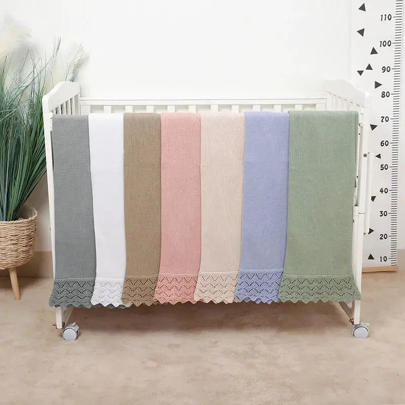 Couverture Bebe en Tricot