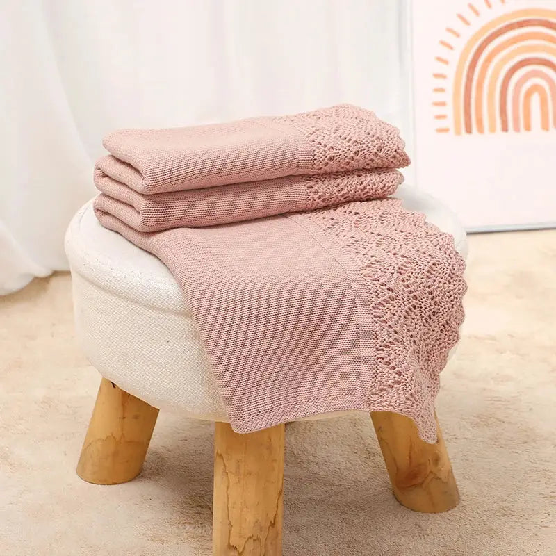 Couverture Bebe en Tricot