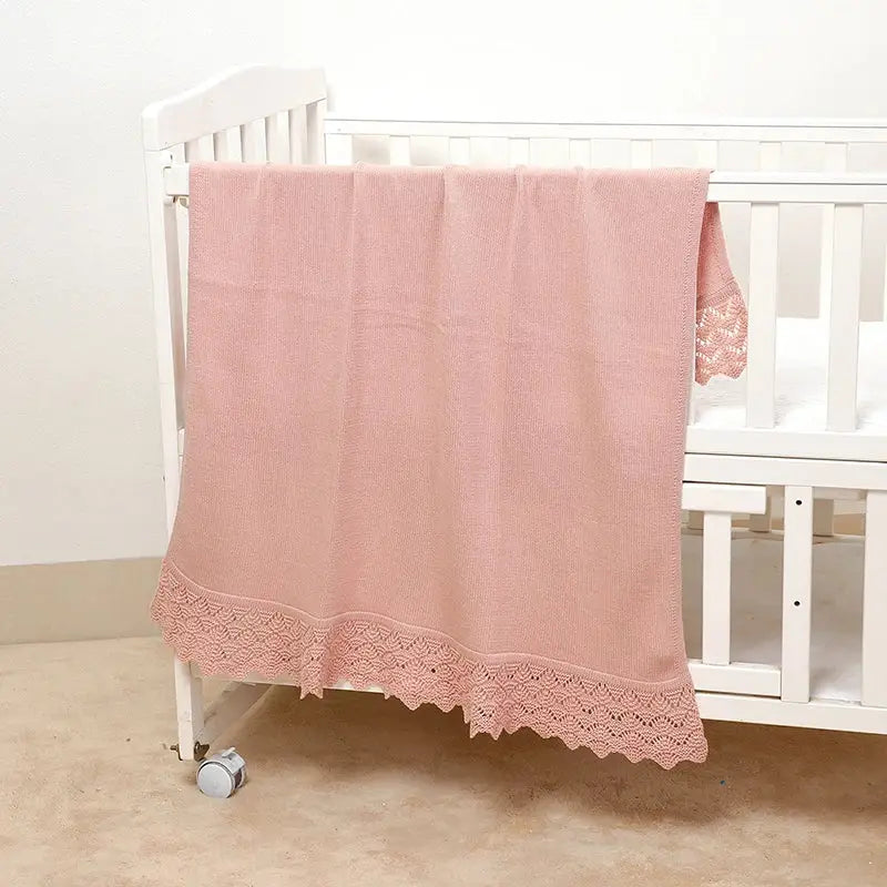 Couverture Bebe en Tricot