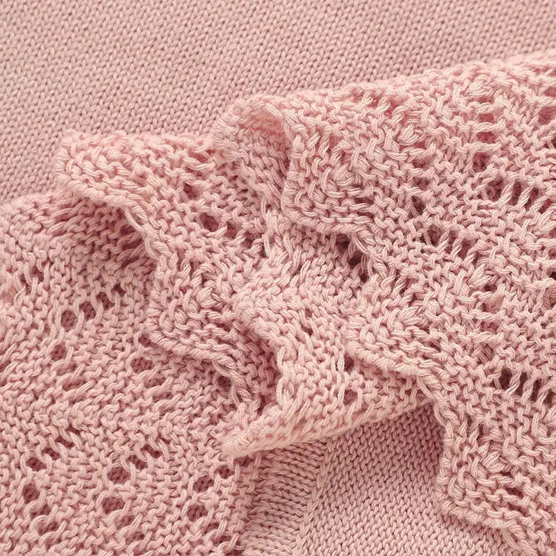 Couverture Bebe en Tricot