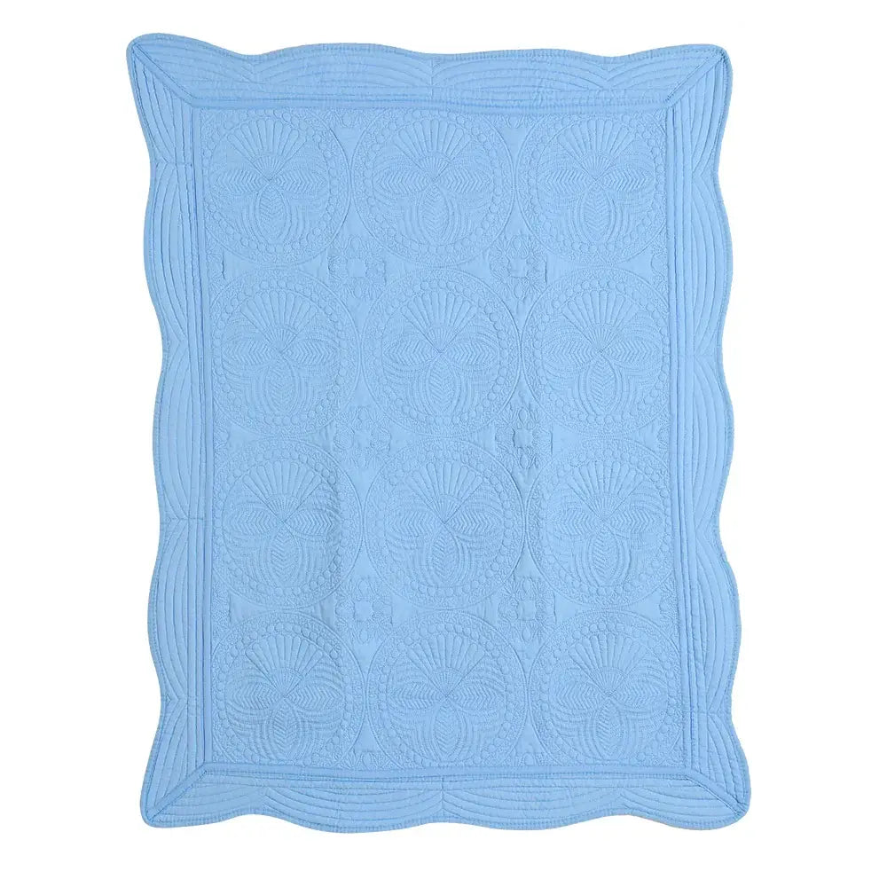 Couverture Bebe Ete - Bleu Clair
