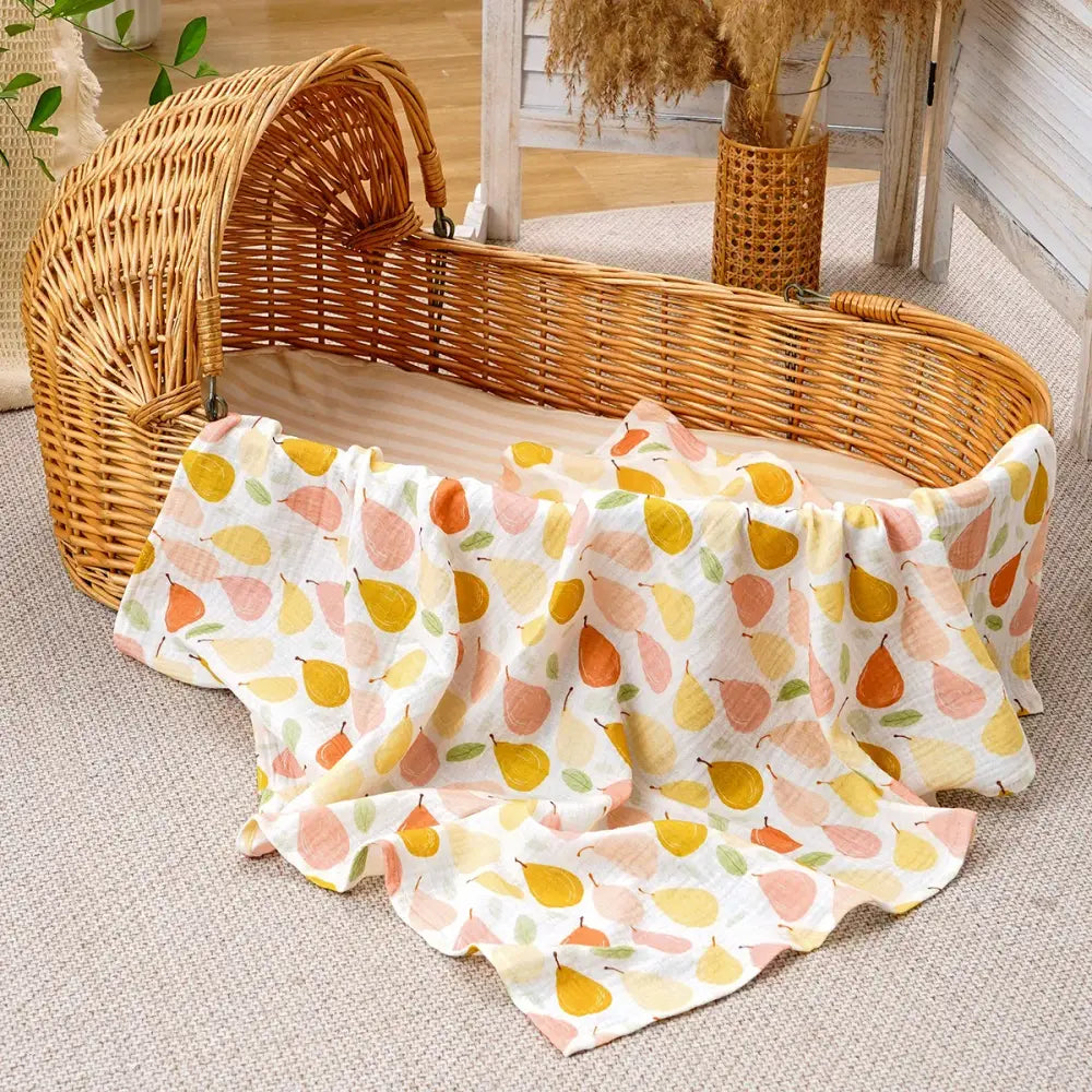Couverture bebe gaze de coton
