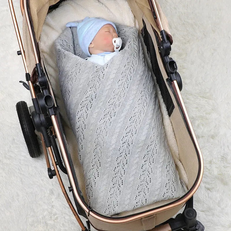 Couverture Bebe Grise
