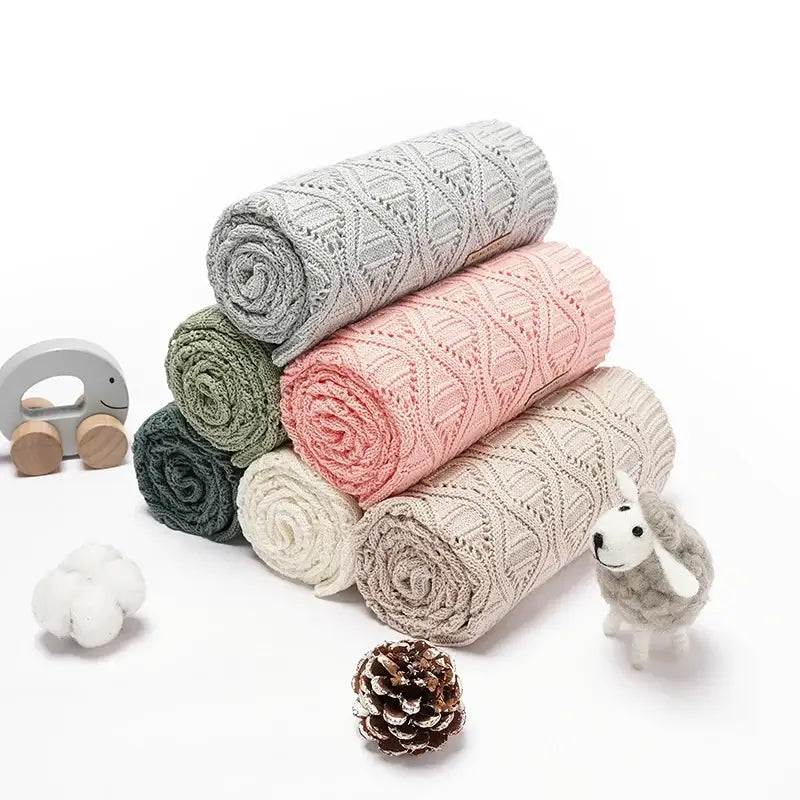 Couverture Bebe Grosse Maille