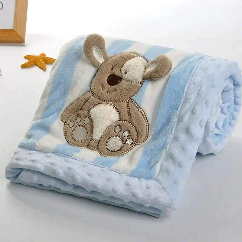 Couverture Bébé Hiver - Bleu