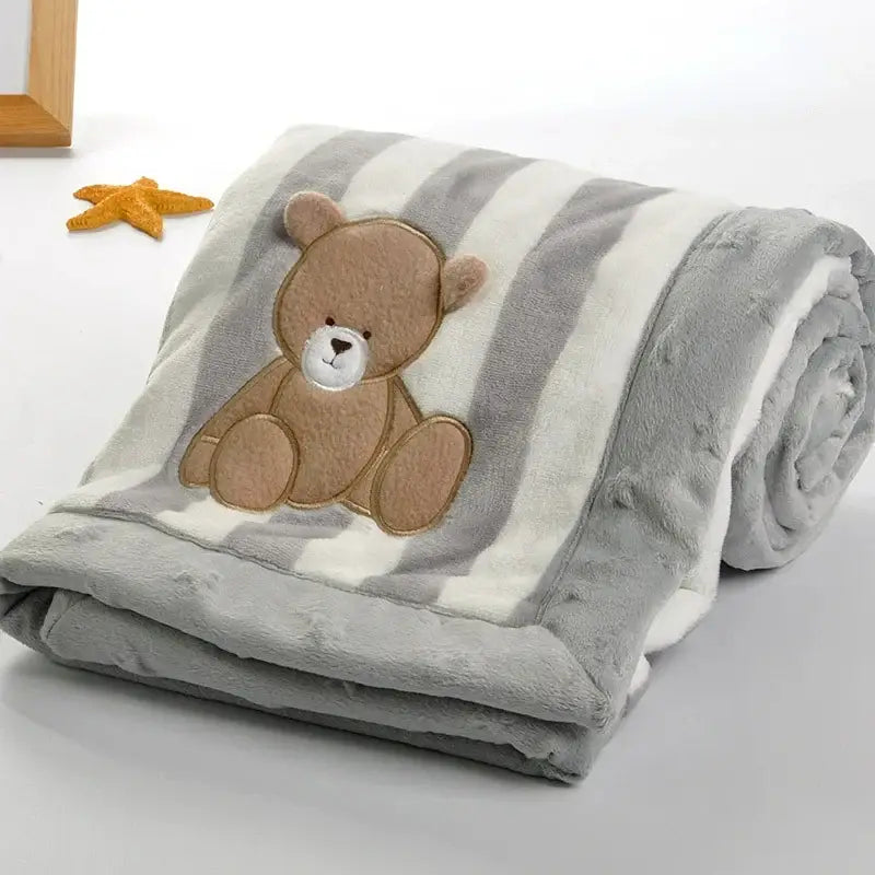Couverture Bébé Hiver - Gris