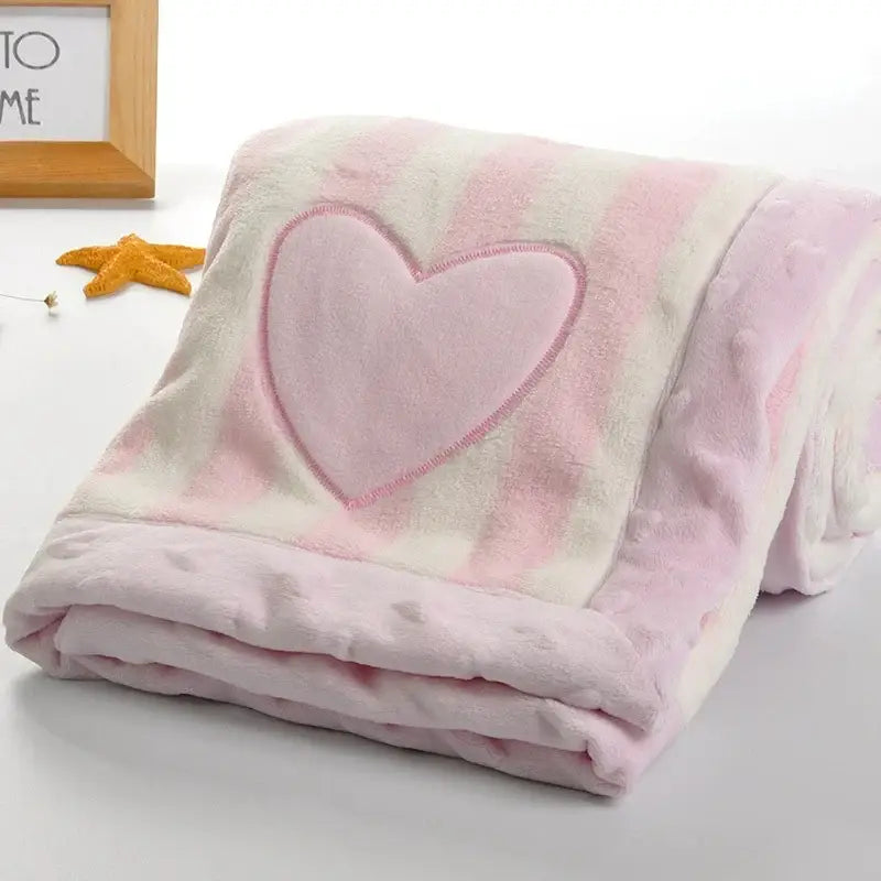 Couverture Bébé Hiver - Rose