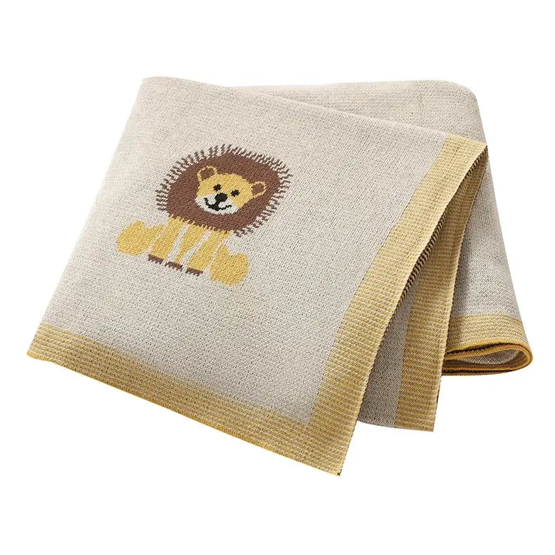 Couverture Bebe Lion - Beige
