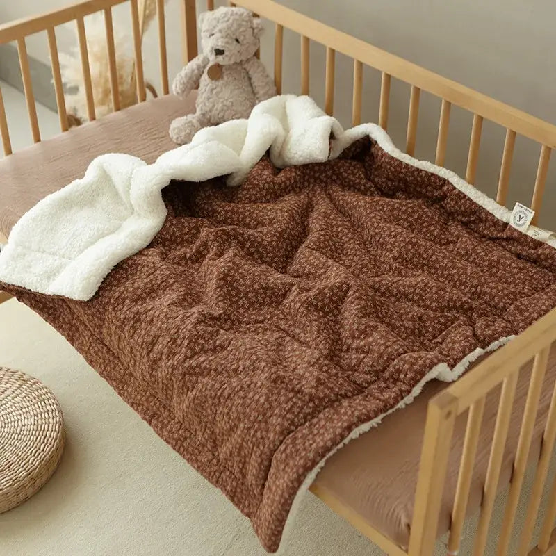 Couverture Bebe Marron